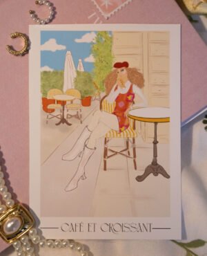Carte Café et Croissant