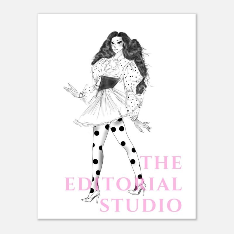 86045b87-f480-4565-969b-693bb014800e.jpg Polka Dots — Affiche illustrée | 27x35 cm